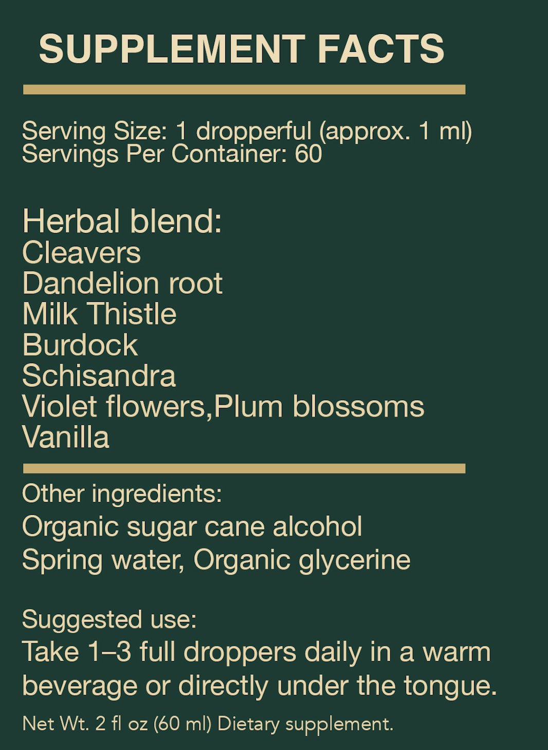 Violet Green- Liver | Lymph | Gentle Detox
