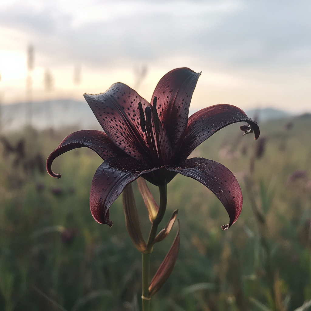 Chocolate Lily-  Sun-Infused Flower Essence –  Emotional renewal | Grounding
